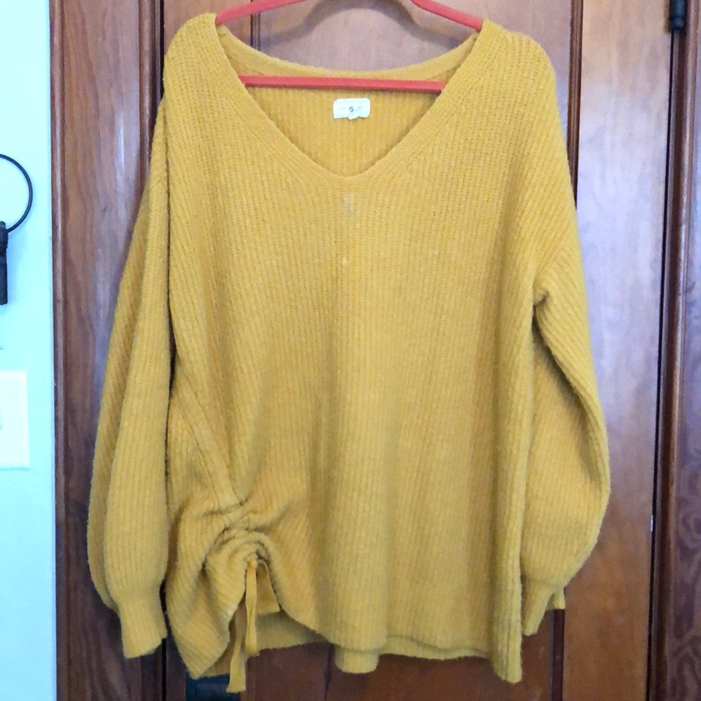 Lou & Gray mustard sweater